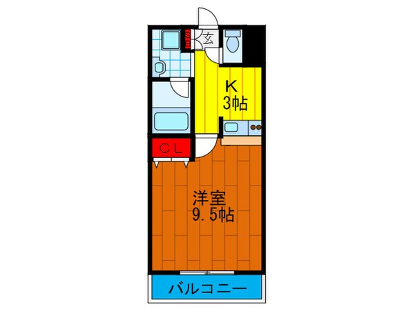 ペイサージュの物件間取画像